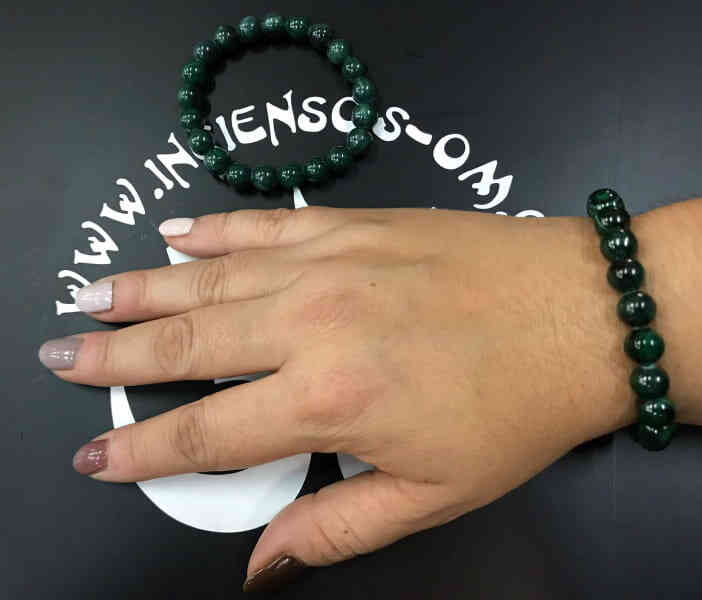 Pulsera Malaquita bola